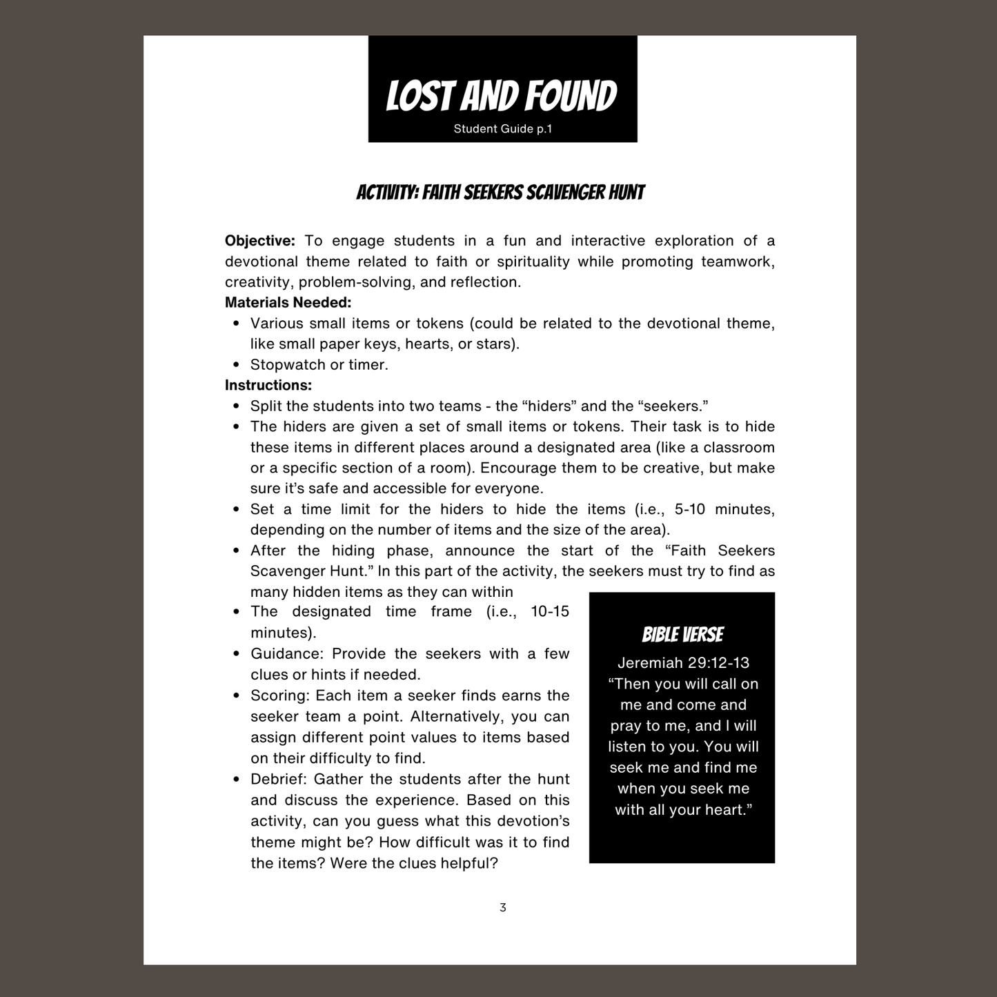 Ready to Go Lessons (Leader's Guide) 31 Bible Verses Every Next Gen Student Should Know