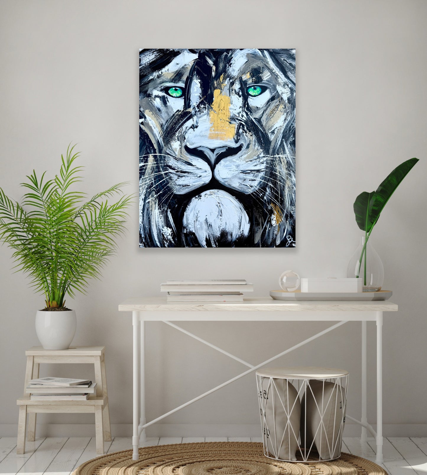 PRACTICE| 24x30 Lion Painting (Resilient Spirit)