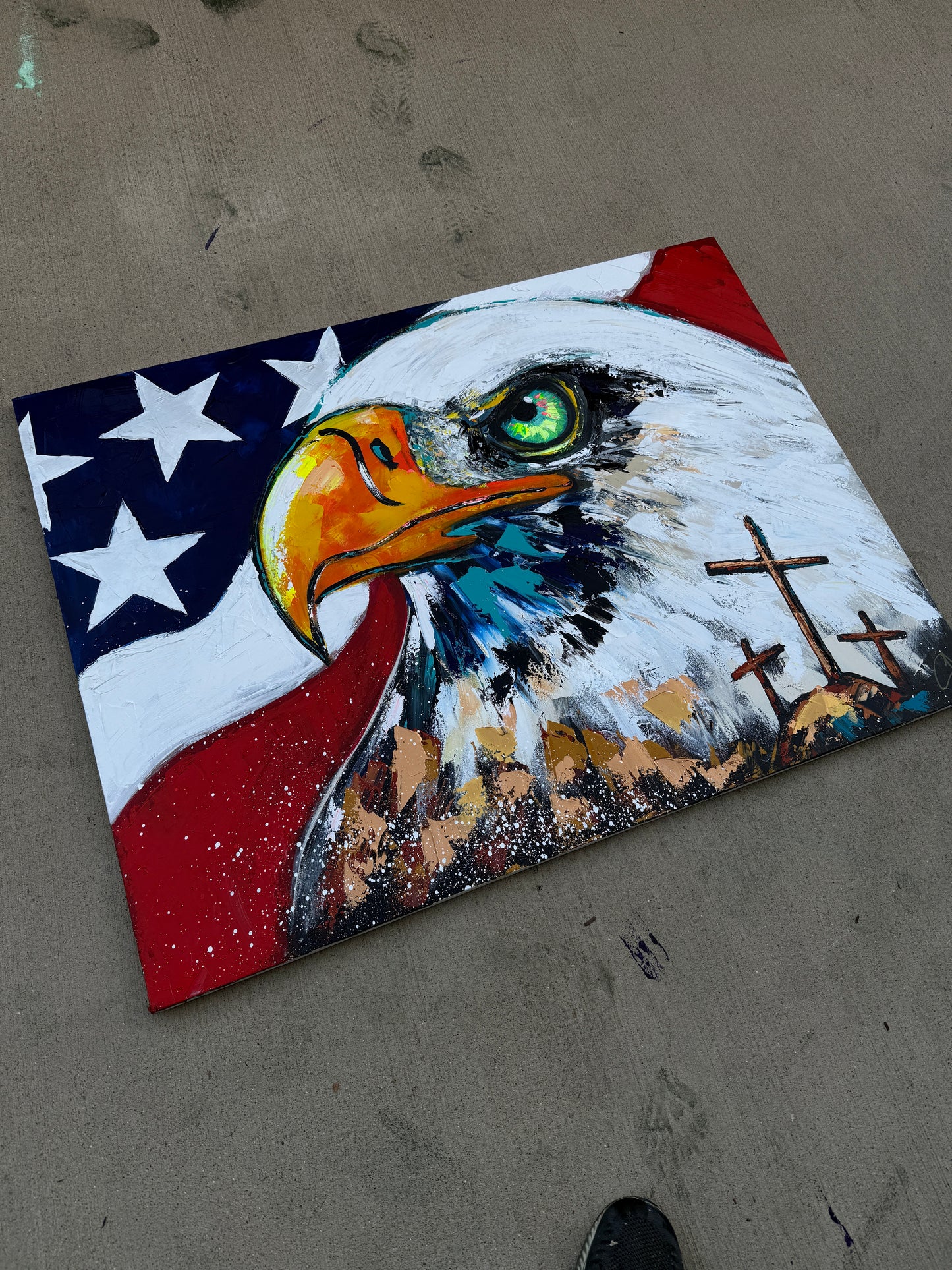 16x20 PRINT - One Nation Under God