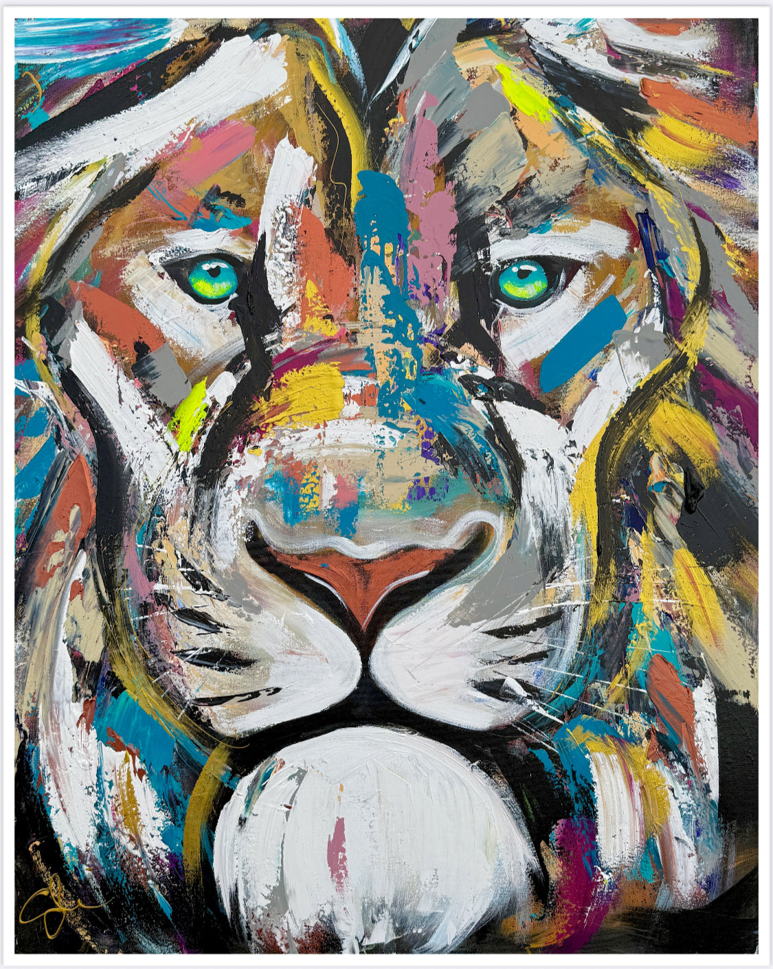 16x20 “Courage is Trying One More Time” Art Print by Sam Glenn