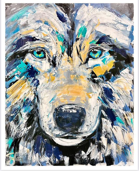 8x10 The Wolf