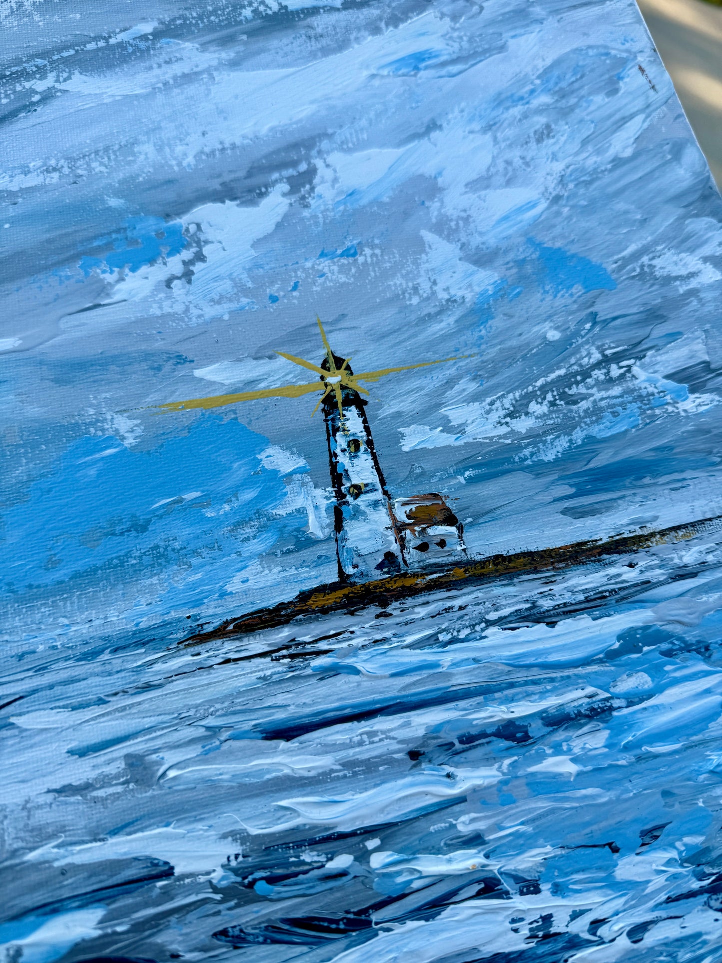 Practice Lighthouse Painting (11x14 inches)