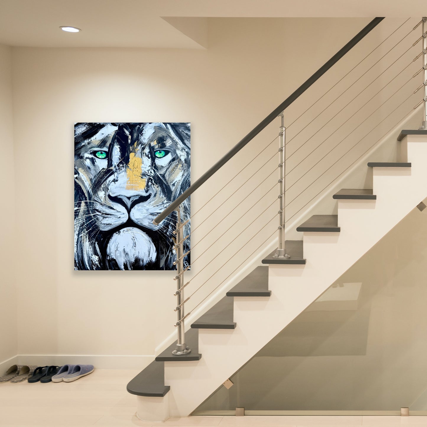 PRACTICE| 24x30 Lion Painting (Resilient Spirit)