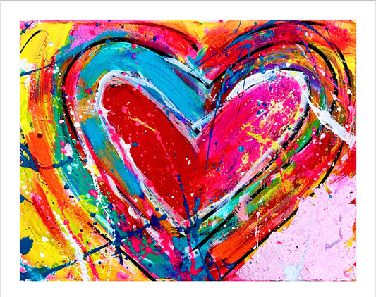 Gigi’s Heart| Limited Edition Print - Highest Quality Vibrant Print 16x20 inches (Only 10 Available)