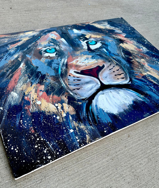 Practice Lion #384 (30x40 Inches)